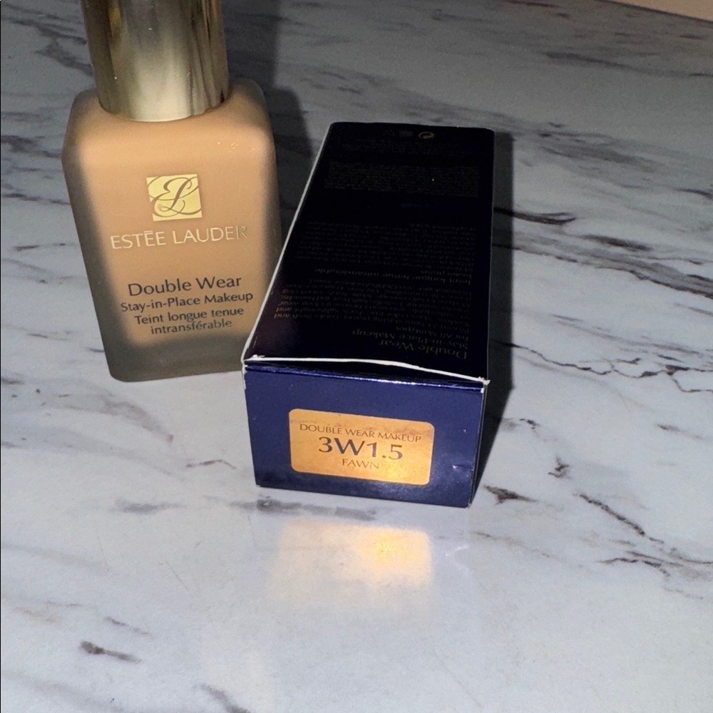 NIB Estée Lauder Double Wear Matte Liquid foundation 3W1.5 Fawn 1.0 Oz